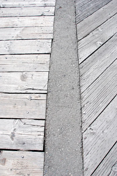 Dřevěný chodník vzor — Stock fotografie