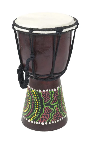 Lång aboriginska trumma — Stockfoto