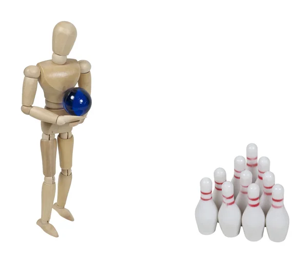 Getting Ready to Bowl — Stock Photo, Image