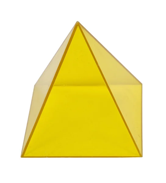 黄色金字塔 — 图库照片
