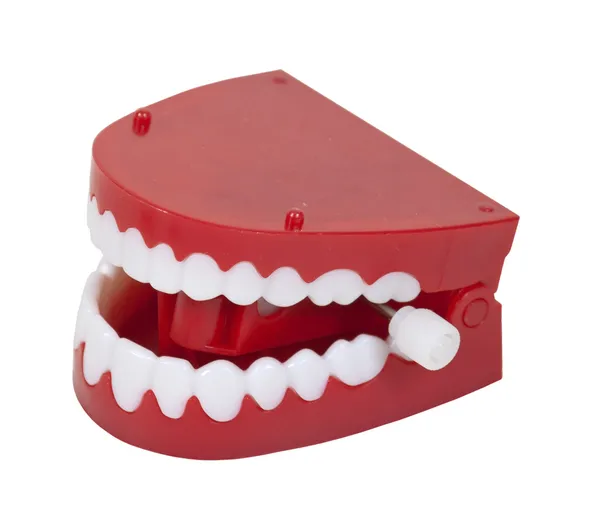 Falešný drkotání zuby — Stock fotografie