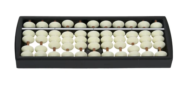 Белый шарик Abacus — стоковое фото