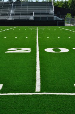 20 Yard Line on American Football Field clipart