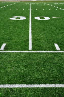 30 Yard Line on American Football Field clipart