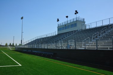 American High School Football Stadium clipart