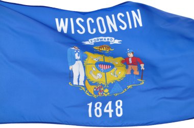 Wisconsin State Flag clipart