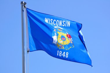 Wisconsin State Flag clipart