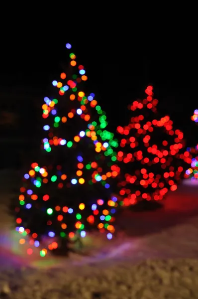 Luces de Navidad desenfocadas —  Fotos de Stock