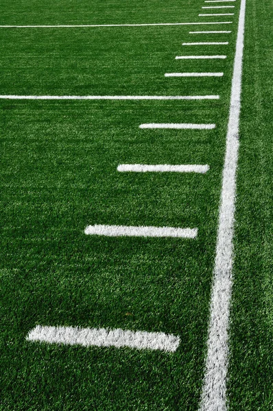 Sideline en el campo de fútbol americano — Foto de Stock