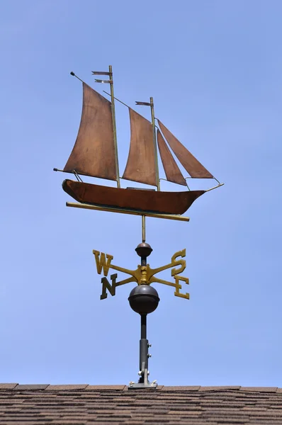 stock image Sailboat (Schooner) Weather Vane