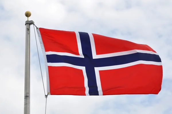 Bendera Norwegia — Stok Foto