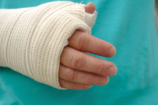 Τραυματίες χέρι και το βραχίονα — Φωτογραφία Αρχείου