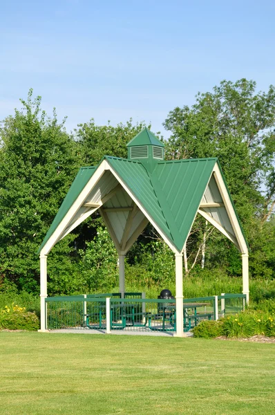 Stock image Picnic Shelter in Park