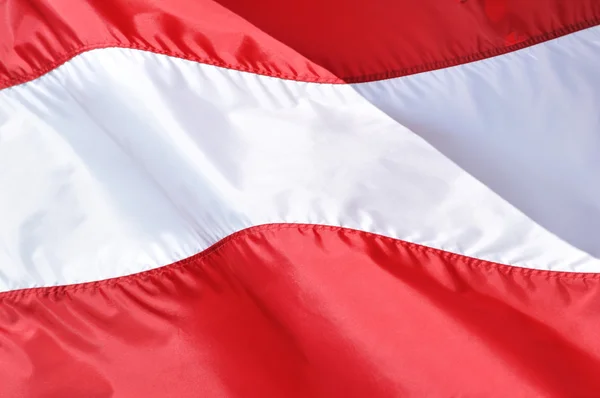 Österrikes flagga — Stockfoto