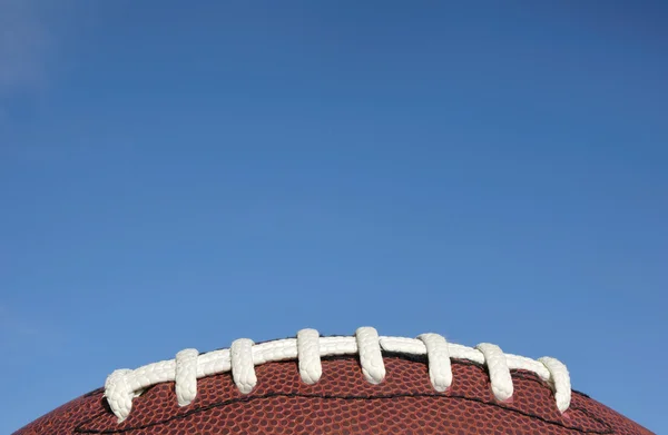 Close-up de American Football Laces — Fotografia de Stock