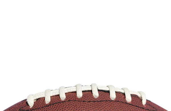 Detail amerického fotbalu tkaničky — Stock fotografie