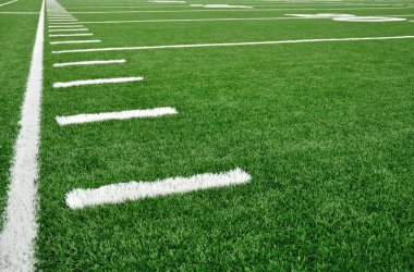 Sideline on American Football Field clipart