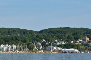 Bayfield, Wisconsin on Lake Superior clipart