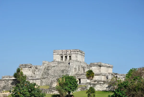 stock image Mayan Ruins at Tulum in Mexico