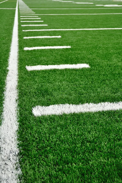 Sideline no campo de futebol americano — Fotografia de Stock