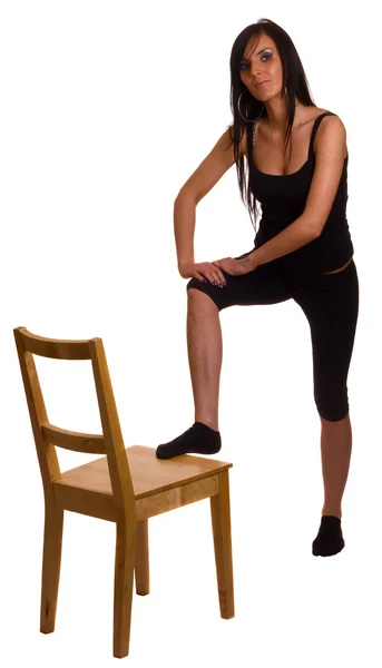 Mulher de exercício — Fotografia de Stock