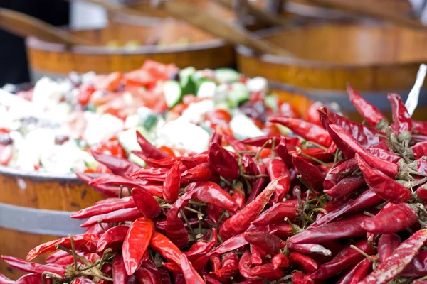 stock image Chillies.