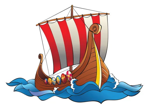 Longship Boat of the Vikings of Minnesota Editorial Stock Image