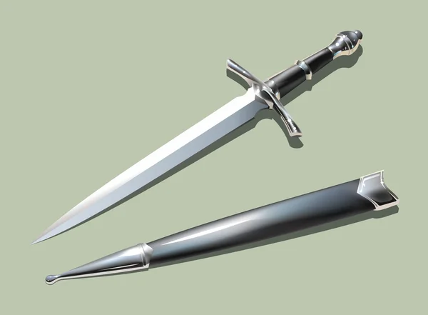 匕首和剑鞘 — 图库照片