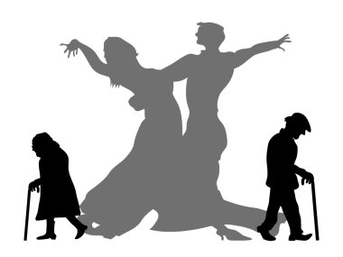 Dream to be the dancing partner clipart