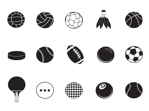 Collection d'icônes de balle — Image vectorielle