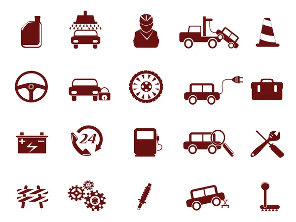Auto icône de service de voiture — Image vectorielle