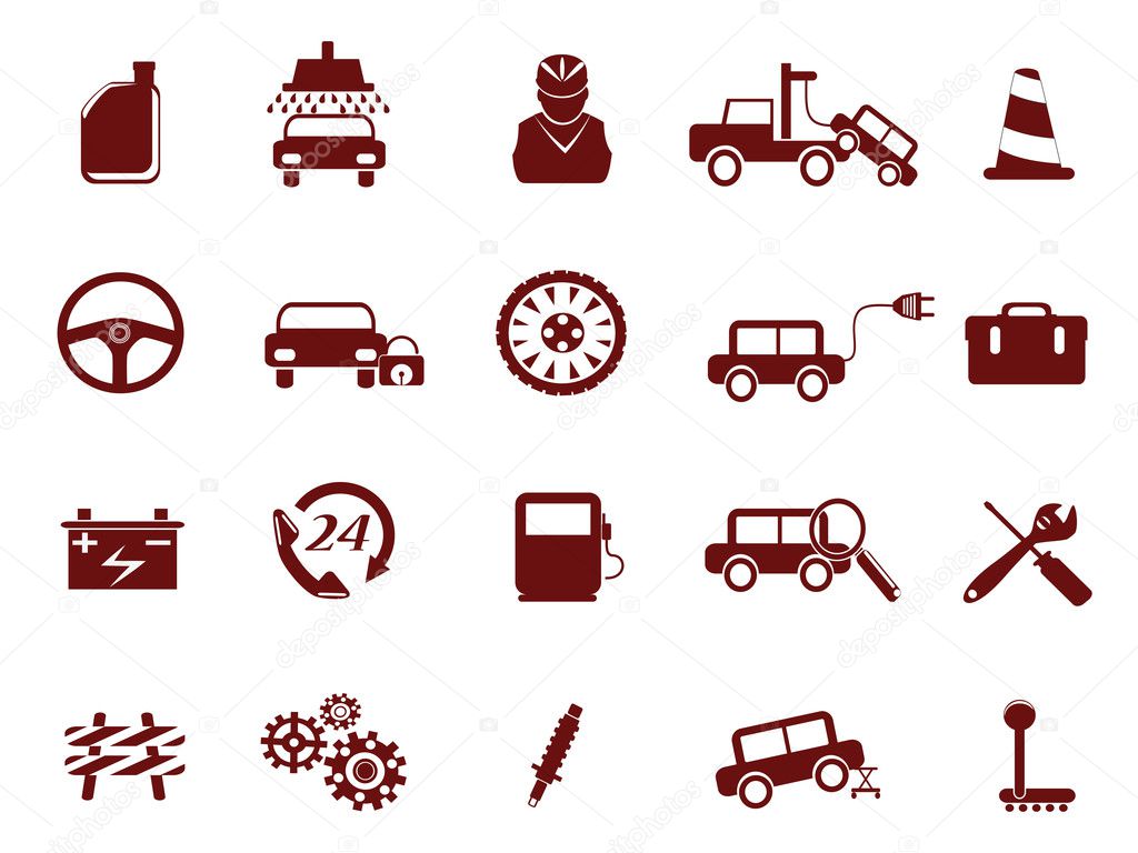 Auto Car Service Icon
