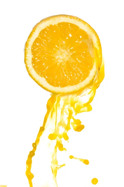 Portakal suyu sıçraması — Stok fotoğraf