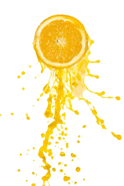 オレンジジューススプラッシュ — ストック写真