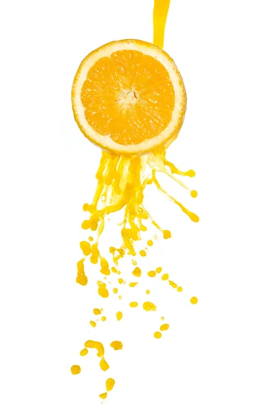 Percikan jus jeruk — Stok Foto