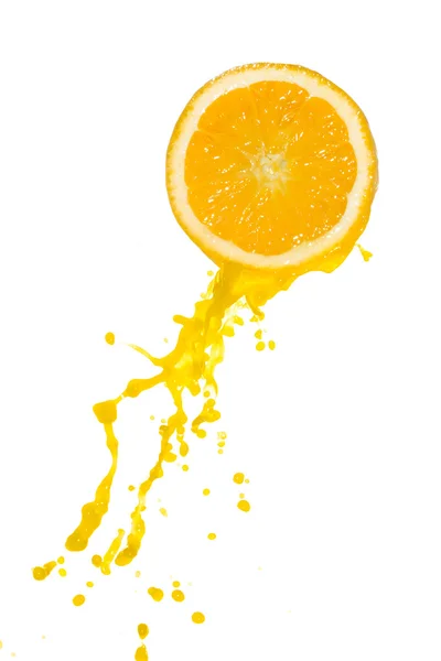 Orange juice splash — Stock Photo, Image