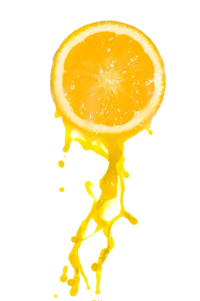 오렌지 주스 뿌림 — 스톡 사진