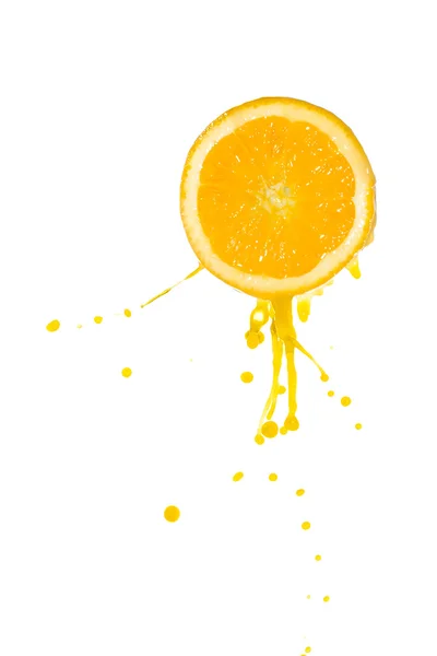 オレンジジューススプラッシュ — ストック写真