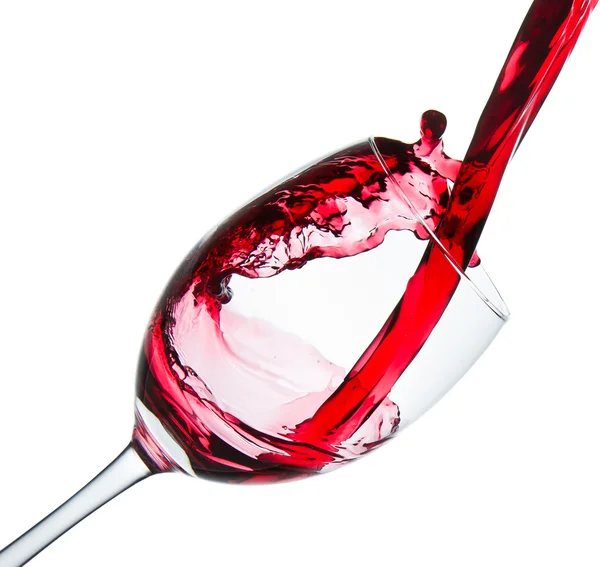 붉은 와인 잔 — 스톡 사진