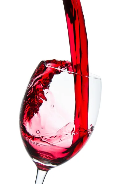 Czerwony kieliszek wina — Zdjęcie stockowe