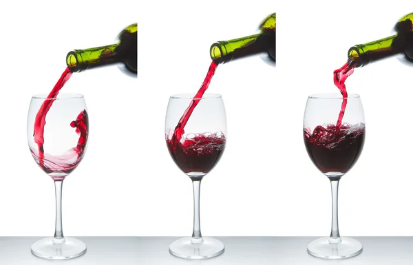 Stock image Red wine glass