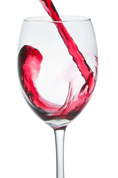 Stock image Red wine glass