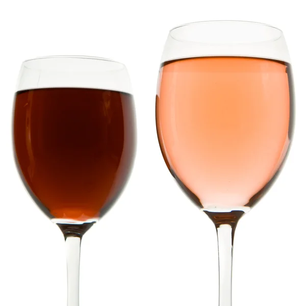 stock image Two wine glasses