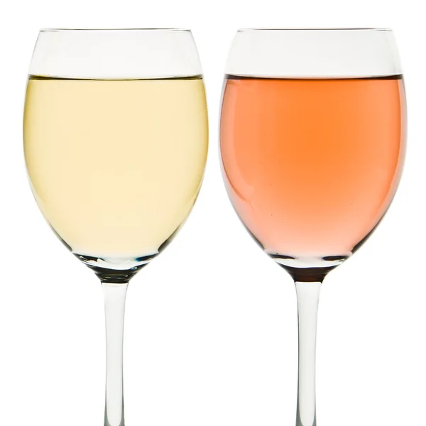 Dois copos de vinho — Fotografia de Stock