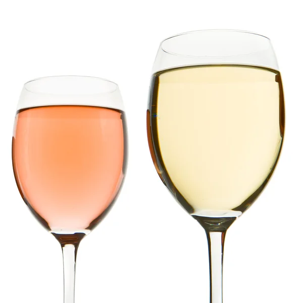 와인 잔 두 잔 — 스톡 사진