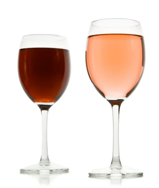 stock image Two wine glasses