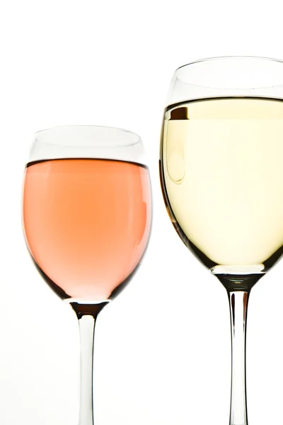 stock image Two wine glasses