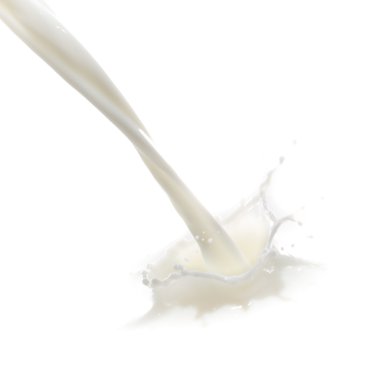 Milk splash clipart