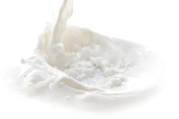 Молоко сплеск — стокове фото