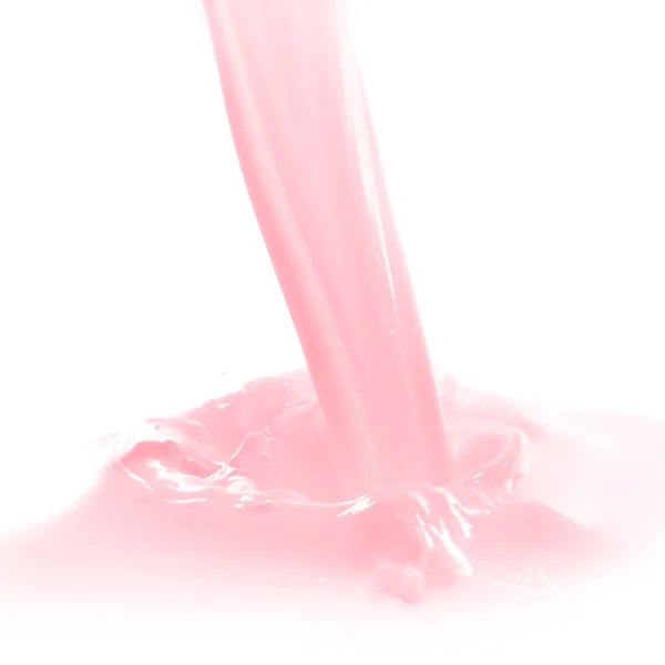 stock image Strawberry milk splash